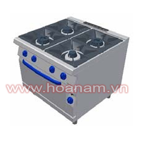 Cooking ranges 4 burners-Electric oven G0212