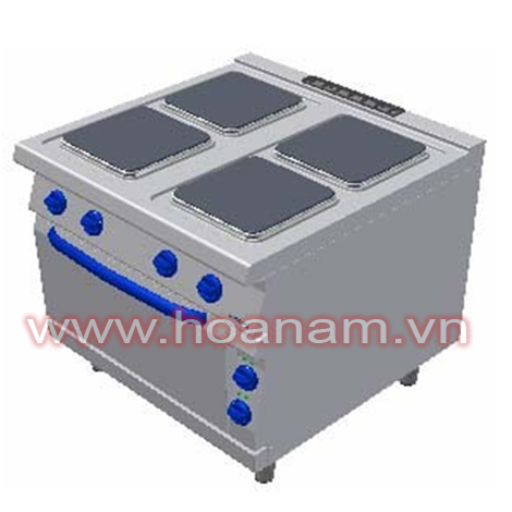 Electric range with 4 square plates-Electric oven 