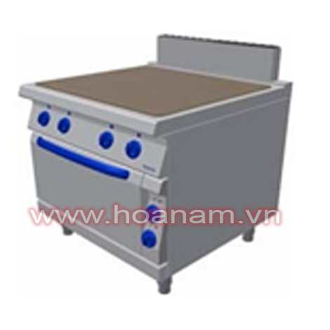 1 module electric range with ceramic-glass cooking