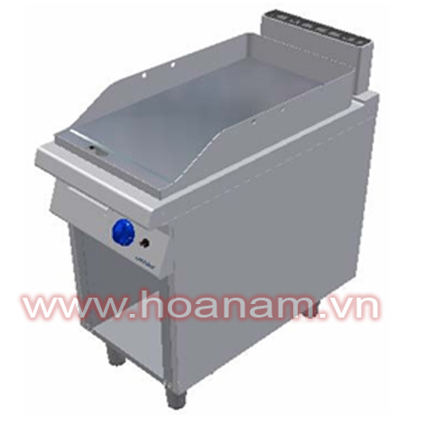 Fry top 1/2 modul-grooved chromiumtop plate G1055