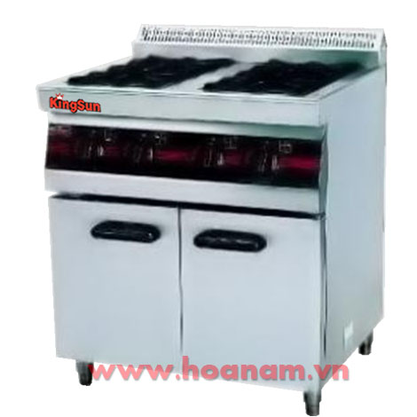 Bếp âu 2 đầu đốt kèm cabinet