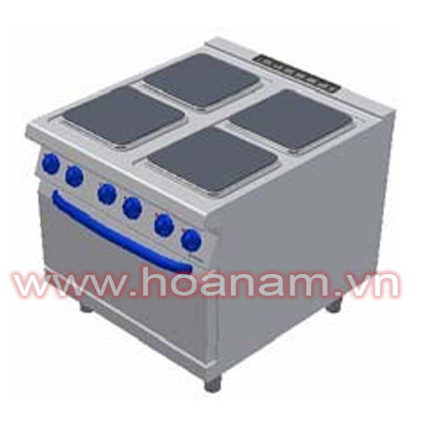 Electric range with 4 square plates G0334