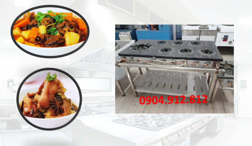 BẾP HẦM 1 ĐẦU TO 6 ĐẦU NHỎ