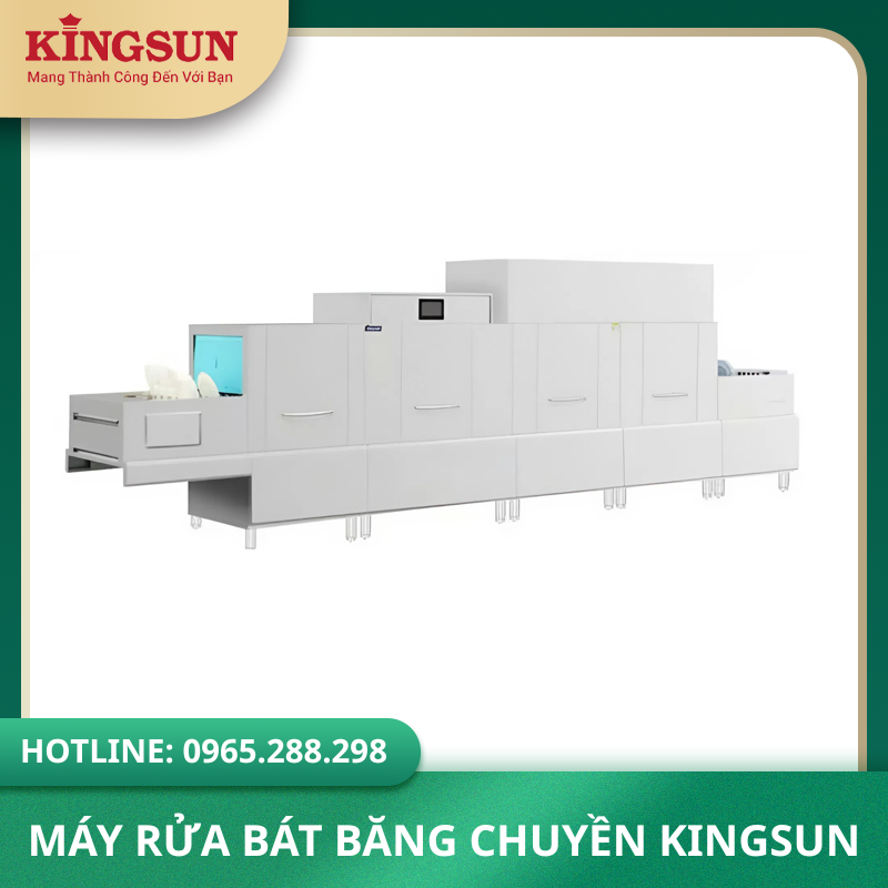 MÁY RỬA BÁT BĂNG CHUYỀN KINGSUN